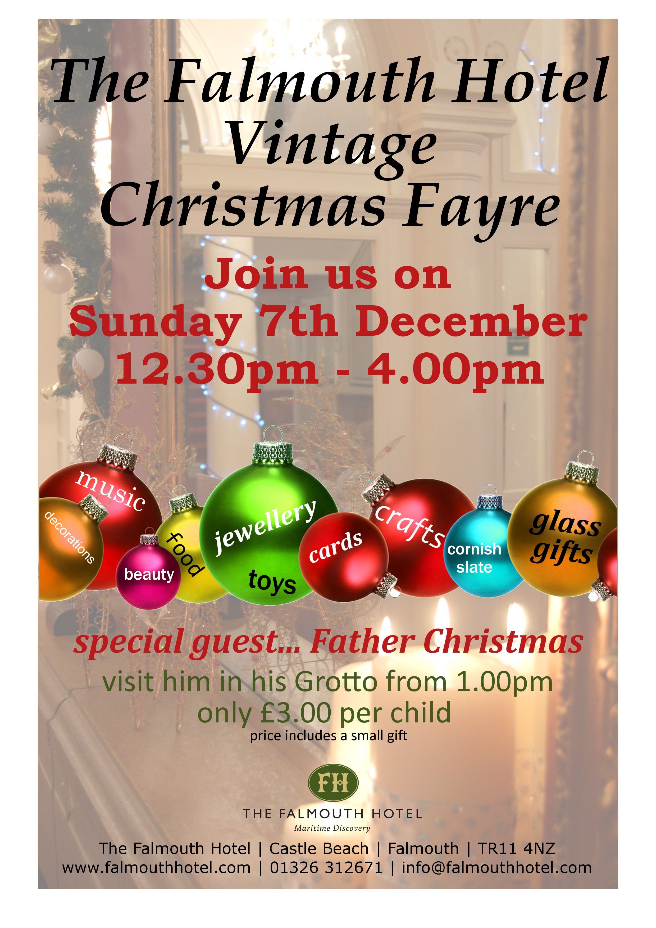 The Falmouth Hotel Vintage Christmas Fayre